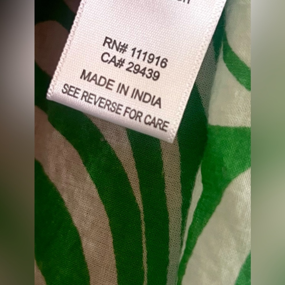 YUMI KIM Zuri Maxi Dress Green / White Floral Print Size Large - Picture 8 of 10